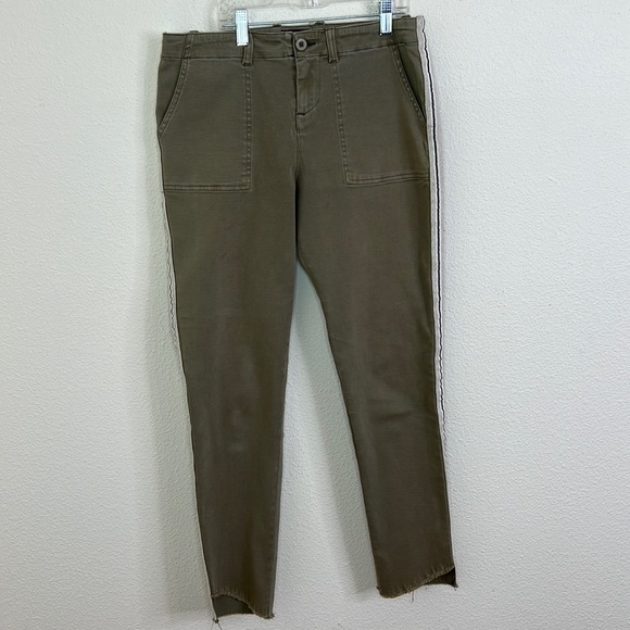 Anthropologie Pants - Anthropologie Monrow Green Mid Rise Jeans. Size 28
